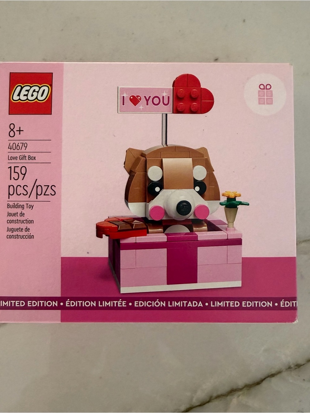 Lego Boxed Set 40679 LOVE GIFT BOX, Limited Edition, NEW, Sealed